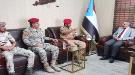 نائب رئيس الهيئة الوطنية للإعلام يلتقي العميد اكرم الحنشي ويشيد بانتصارات محور يافع ...