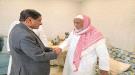 البحسني يزور الجوهي في الرياض للاطمئنان على صحته ...